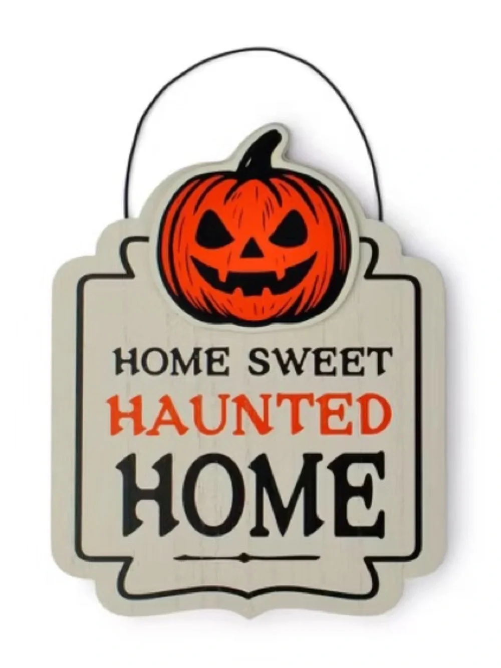 NEW Target Bullseyes Playground Wood Halloween Sign - Haunted Home